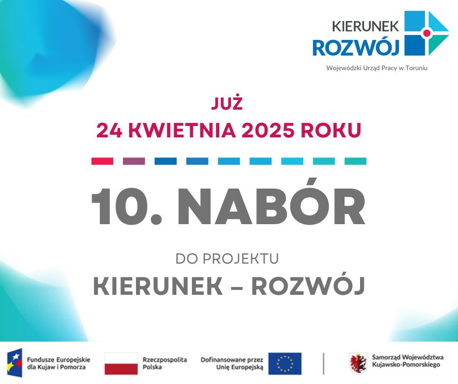 Zdjęcie artykułu Gotowi na rozwój? 10. nabór do projektu Kierunek – Rozwój rusza już 24 kwietnia!