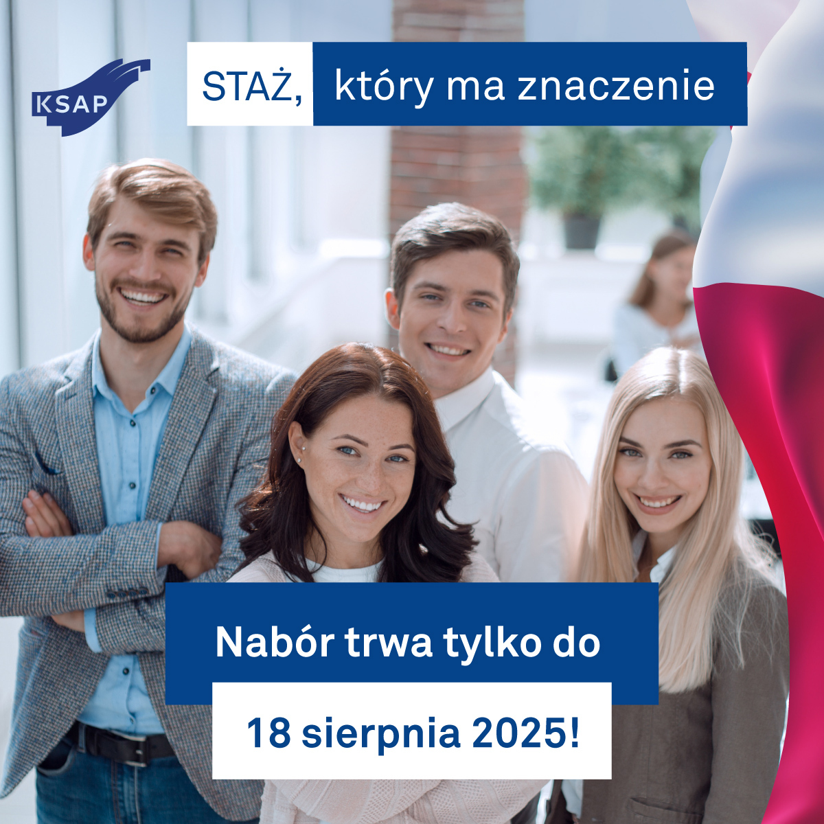 Zdjęcie artykułu Staże w KSAP – praktyka, która przygotowuje do pracy w administracji