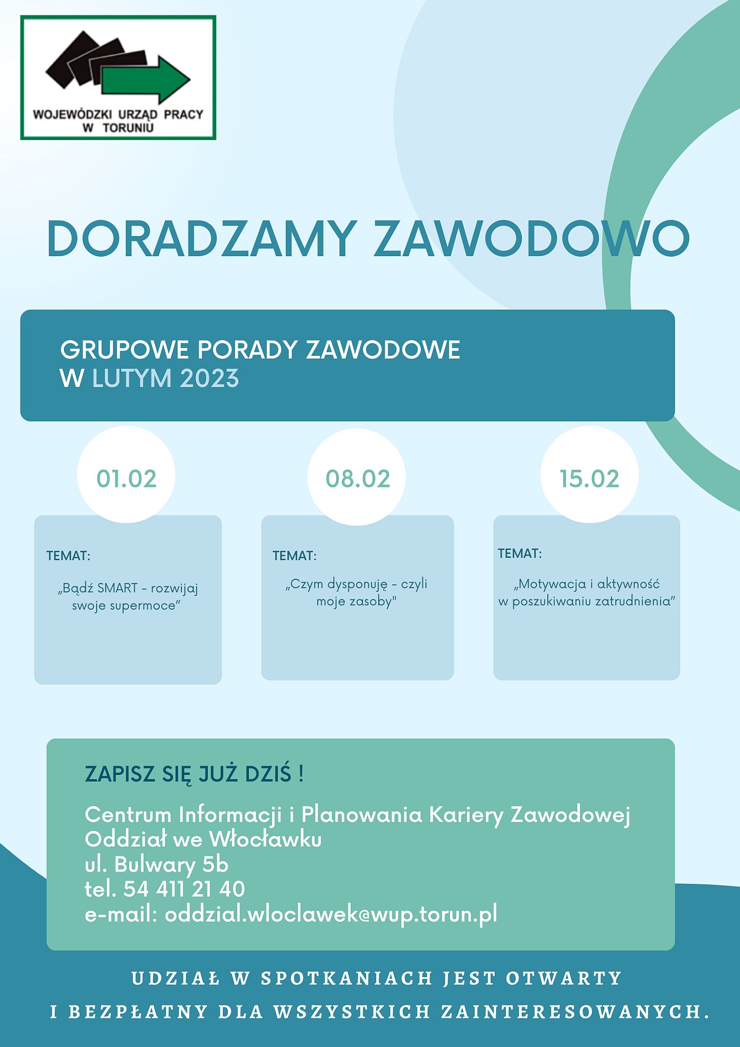 Plakat informacyjny, którego treść dokładnie przedstawiona jest w treści niniejszego artykułu.