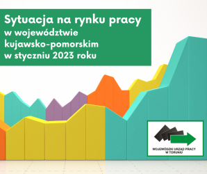 Obrazek dla: Najnowsze informacje o kujawsko-pomorskim rynku pracy na tle Polski - styczeń 2023 r.