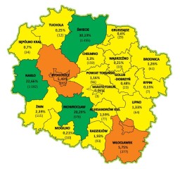 Zdjęcie artykułu Zatrudnienie cudzoziemców w województwie kujawsko-pomorskim według stanu na 30 września 2019 roku