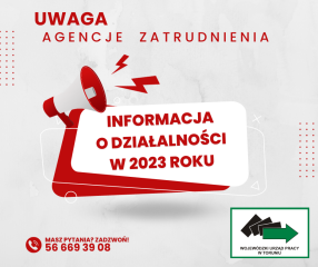 Zdjęcie artykułu Obowiązek złożenia informacji o działalności agencji zatrudnienia za 2023 rok