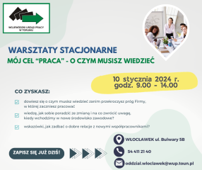 Zdjęcie artykułu Zapraszamy na warsztaty: Mój cel “praca” - o czym musisz wiedzieć!
