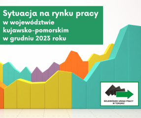 Zdjęcie artykułu Informacje o kujawsko-pomorskim rynku pracy na tle Polski - grudzień 2023 r.