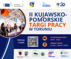 Zdjęcie artykułu Zapraszamy na II Kujawsko-Pomorskie Targi Pracy w Toruniu