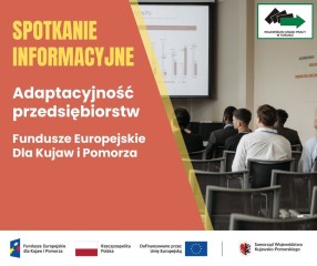 Zdjęcie artykułu Zapraszamy na spotkanie informacyjne dotyczące naboru wniosków w obszarze adaptacyjności przedsiębiorstw!